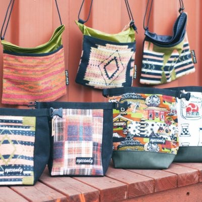 eyecandyチョークバッグとサコッシュ